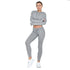 New Sexy Navel Knitted Fitness Sports Suit Sexy Navel Knitted Fitness Sports Suit Fashion-booth