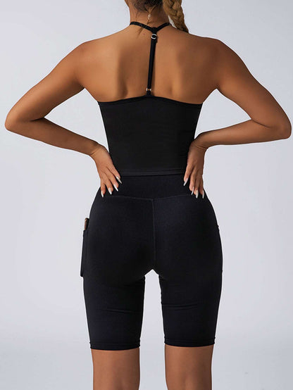Womens Two Piece Lounge Short Sets Casual Spring Outfits With Pockets - Fashion-booth