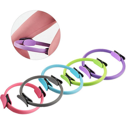 Yoga Fitness Pilates Ring Women Girls Circle Magic Dual Exercise Home  Yoga Fitness Pilates Ring Women Girls Circle Magic Dual Exercise Home Gym Workout Sports Lose Weight Body Resistance Fashion-booth