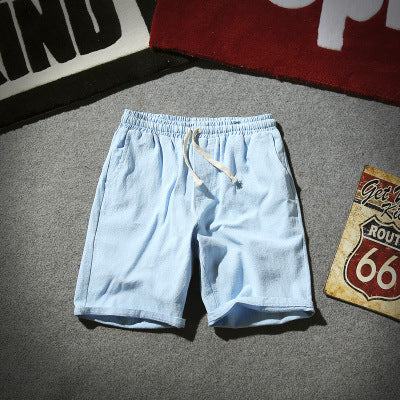 Japanese Linen Leisure Short Beach Pants Japanese Linen Leisure Short Beach Pants Fashion-booth