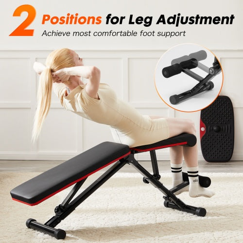 Weight Bench Adjustable Workout Bench For Home Gym, Foldable Bench Press For Full Body Exercise And Strength Training, 795LBS Capacity Incline Decline Sit Up Benches - Fashion-booth