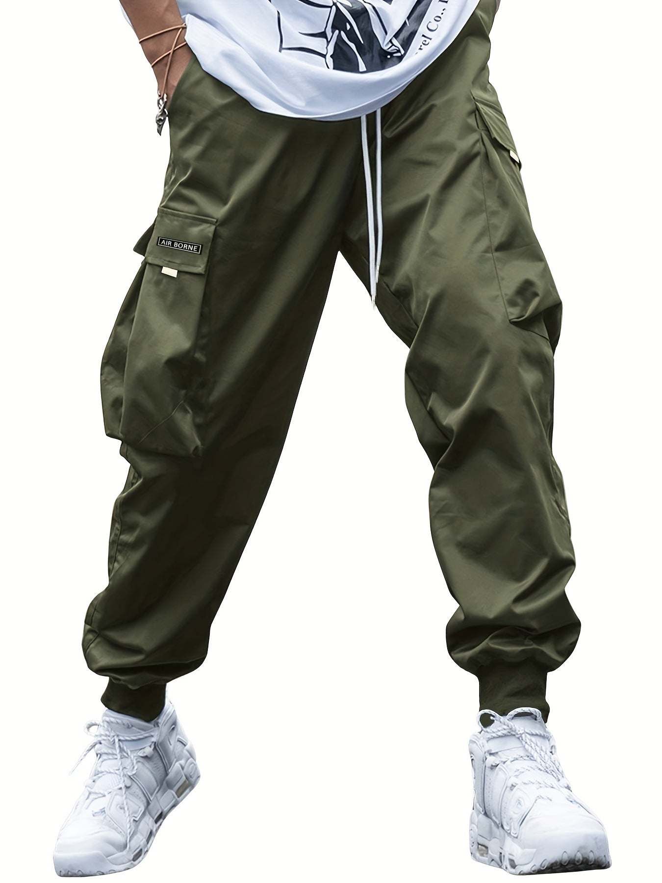 Oversized Cargo Multi-pocket Men's Casual Pants - Fashion-booth