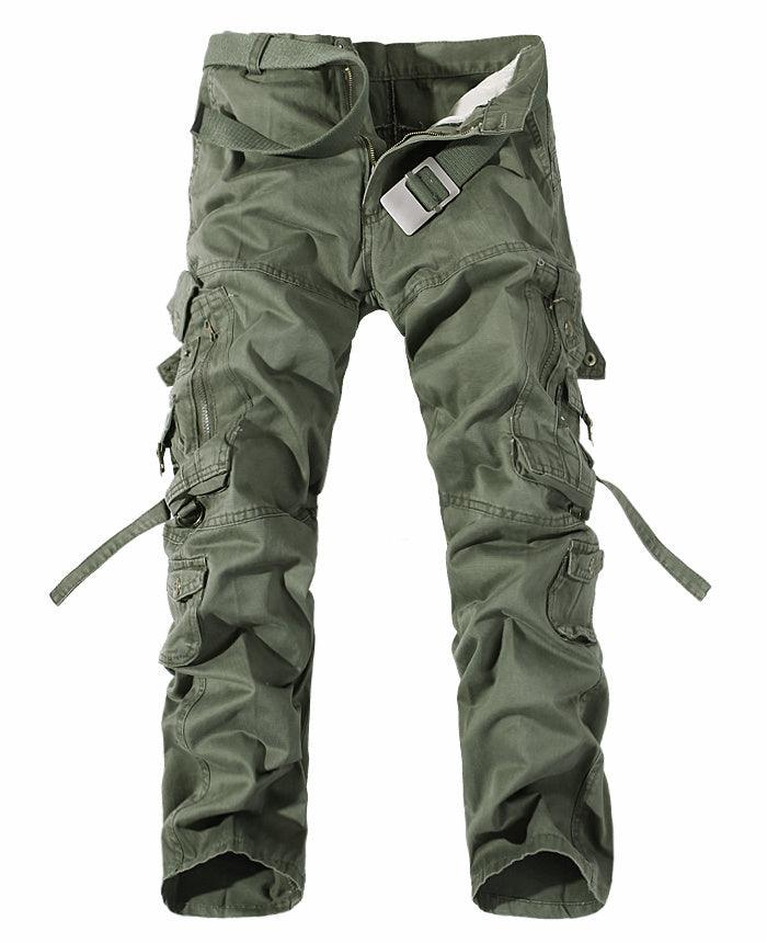 Men's Multi-pocket Cargo Pants Washed Hot Sale Cargo Pants - Fashion-booth
