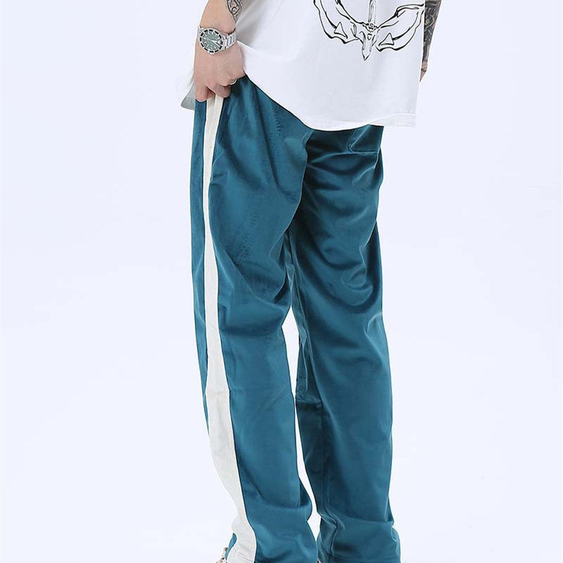 Mens Loose-fitting Casual Retro Clash Pants Mens Loose-fitting Casual Retro Clash Pants Fashion-booth