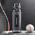 Student Portable Water Bottle Crystal Diamond Bottle with modern leak-proof design in Diamond Grey.