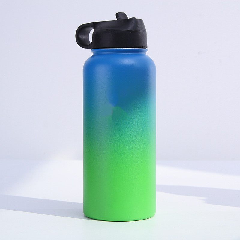 Stainless Steel Wide-mouth Outdoor Sports Vacuum Flask Stainless Steel Wide-mouth Outdoor Sports Vacuum Flask Fashion-booth