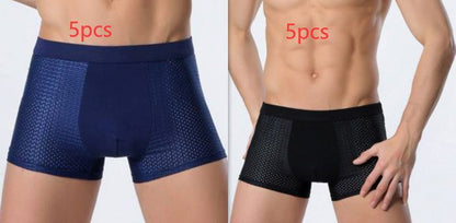 Ice silk men's underwear mesh boxer - Fashion-booth