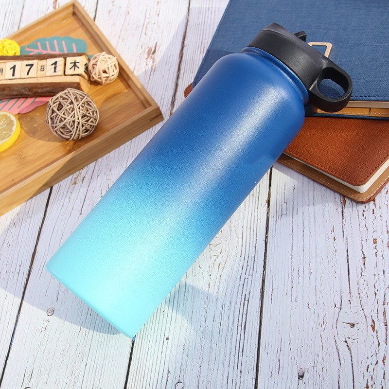 Stainless Steel Wide-mouth Outdoor Sports Vacuum Flask Stainless Steel Wide-mouth Outdoor Sports Vacuum Flask Fashion-booth