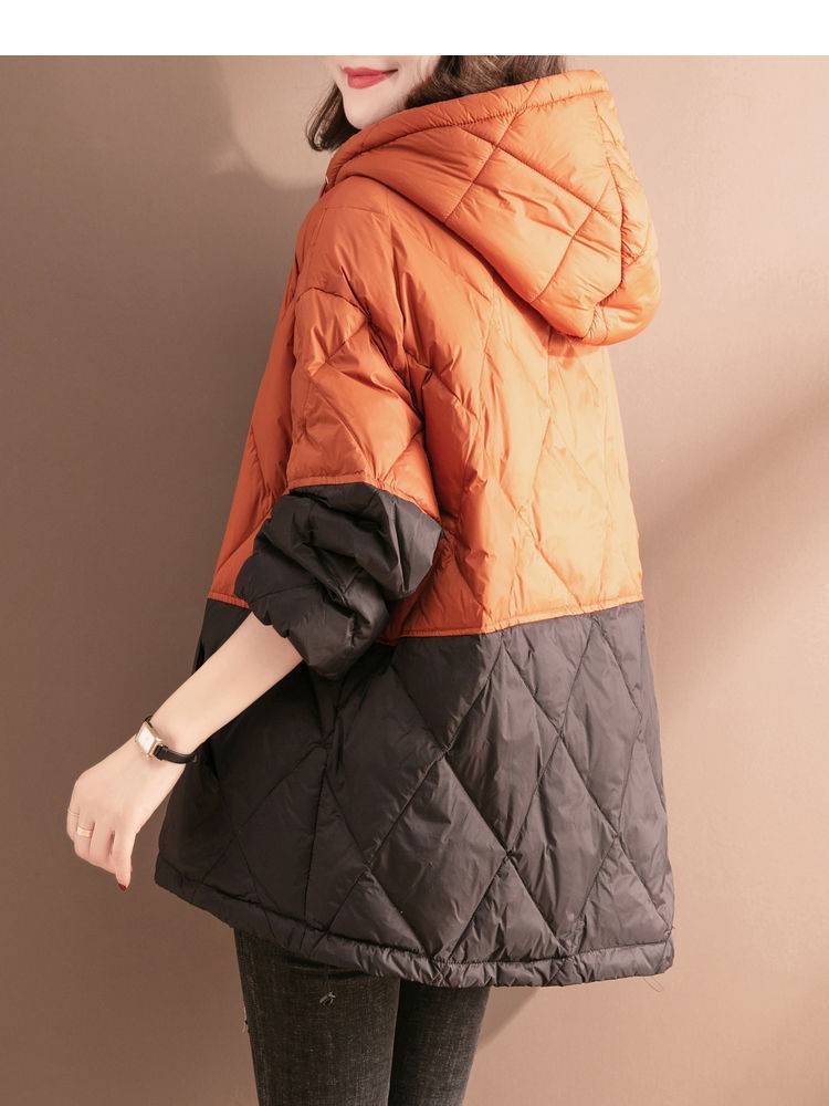 Women's Clothing Light Thin And Loose Warm Hooded Cotton Coat Jacket - Fashion-booth