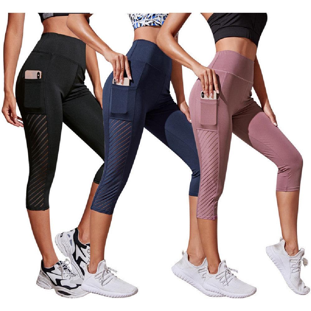 Pocket Slim Fit Cropped Yoga Pants Pocket Slim Fit Cropped Yoga Pants Fashion-booth