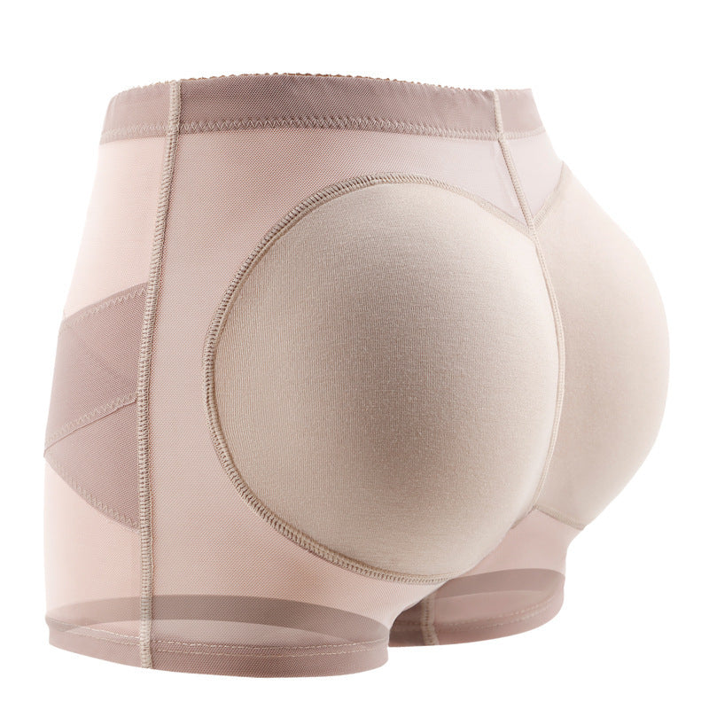 Ladies body shaper with butt lift and tummy control in beige color.