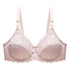 Lace bras gathered for breathable comfort and style.