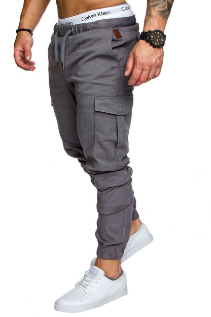 Men's Woven Fabric Casual Pants Corset Pants - Fashion-booth