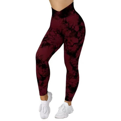 Seamless Tie Dye Leggings Women Yoga Pants Push Up Sport Fitness Runni Seamless Tie Dye Leggings Women Yoga Pants Push Fashion-booth