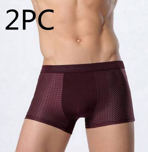 Ice silk men's underwear mesh boxer - Fashion-booth