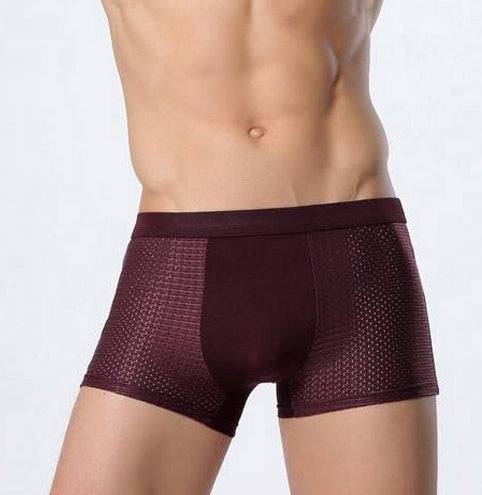 Ice silk men's underwear mesh boxer - Fashion-booth