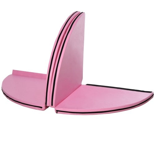 Soozier Pole Dance Mat, 2T X 5W Folding Pole Dance Mat For Home, Lightweight And Foldable, Pink - Fashion-booth
