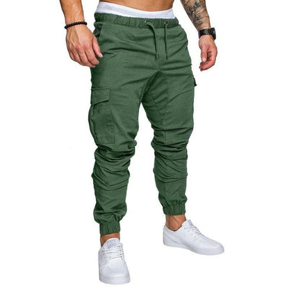 Men's Woven Fabric Casual Pants Corset Pants - Fashion-booth