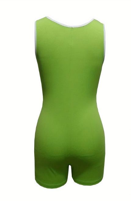 Ladies' Printed Slim Fit Fashionable Jumpsuit - Fashion-booth