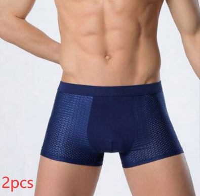 Ice silk men's underwear mesh boxer - Fashion-booth