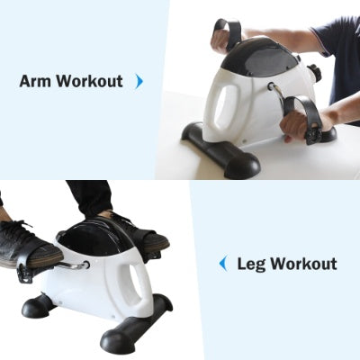 Mini Exercise Bike Rehabilitation Training Walking Machine Home Rehabilitation Maximum Weight 120KG With Electronic Display And Instep Restraint Strap - Fashion-booth