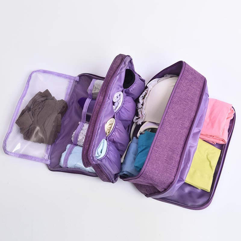 Travel Makeup Bags Women Multi-function 3-shelf Underwear Storage Bag Travel Makeup Bags Women Multi-function 3-shelf Underwear Storage Bag Fashion-booth