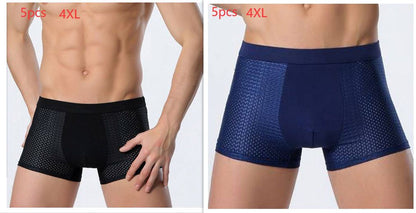 Ice silk men's underwear mesh boxer - Fashion-booth