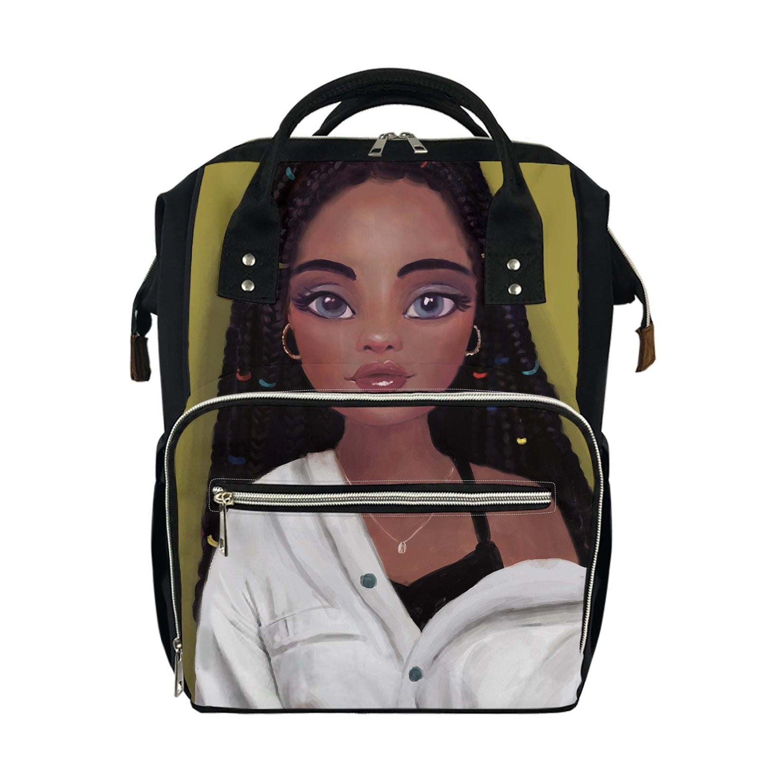 African Girl Element Backpack Mommy Bag African Girl Element Backpack Mommy Bag Fashion-booth