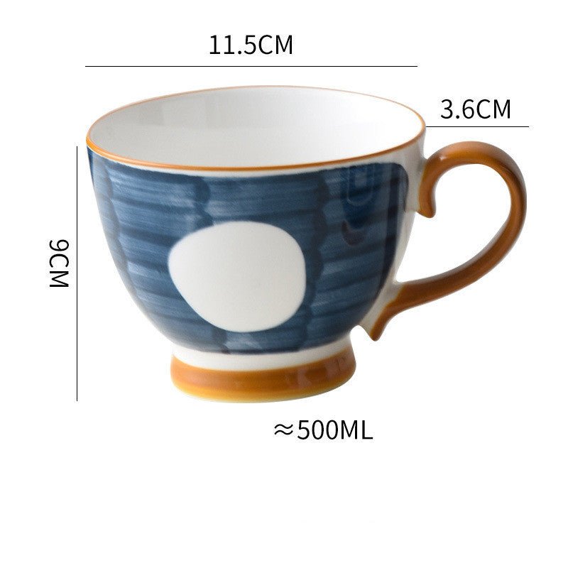 Afternoon Cup Ceramic Cup Home Breakfast Large Capacity Afternoon Cup Ceramic Cup Home Breakfast Large Capacity Fashion-booth