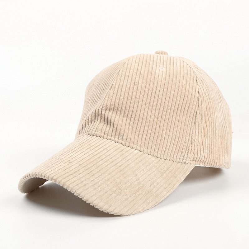 All-Match Pure Corduroy Baseball Caps For Men And Women -Match Pure Corduroy Baseball Caps Fashion-booth