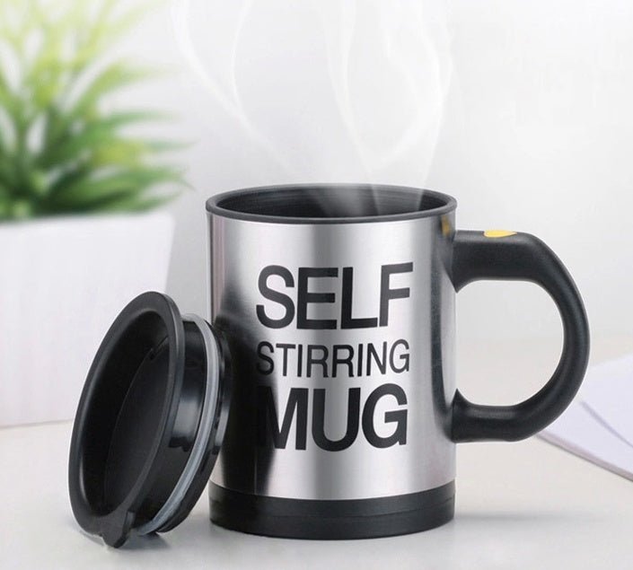 Automatic Stirring Glass Lazy Electric Mug Stainless Steel Electric Ro Automatic Stirring Glass Lazy Electric Mug Stainless Steel Electric Rotating Coffee Cup Fashion-booth