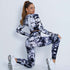 Fitness Pants Tie Dye Yoga Wear leggings Nude Brushed Sports Long Slee Fitness Pants Tie Dye Yoga Wear leggings Nude Brushed Sports Long Sleeve Suit Fashion-booth