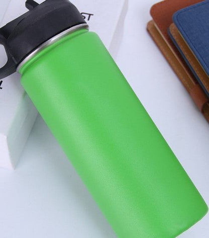 Stainless Steel Wide-mouth Outdoor Sports Vacuum Flask Stainless Steel Wide-mouth Outdoor Sports Vacuum Flask Fashion-booth