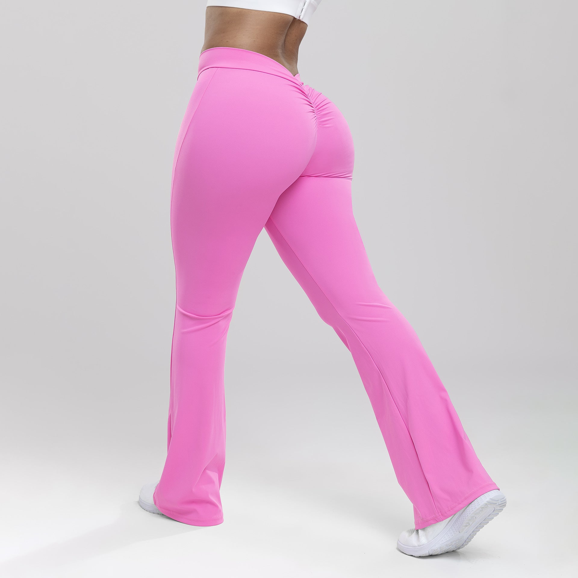 Barbie Pink High Waist Hip Lift Sports Trousers Training Barbie Pink High Waist Hip Lift Sports Trousers Training Fashion-booth