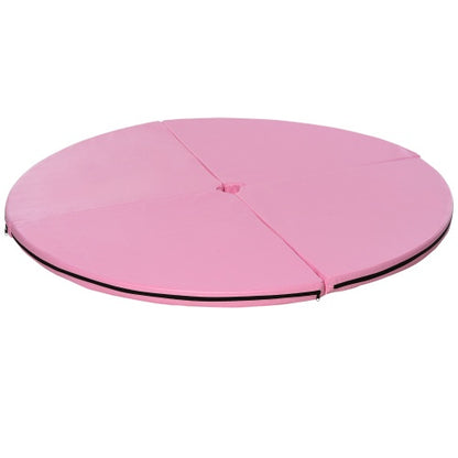 Soozier Pole Dance Mat, 2T X 5W Folding Pole Dance Mat For Home, Lightweight And Foldable, Pink - Fashion-booth
