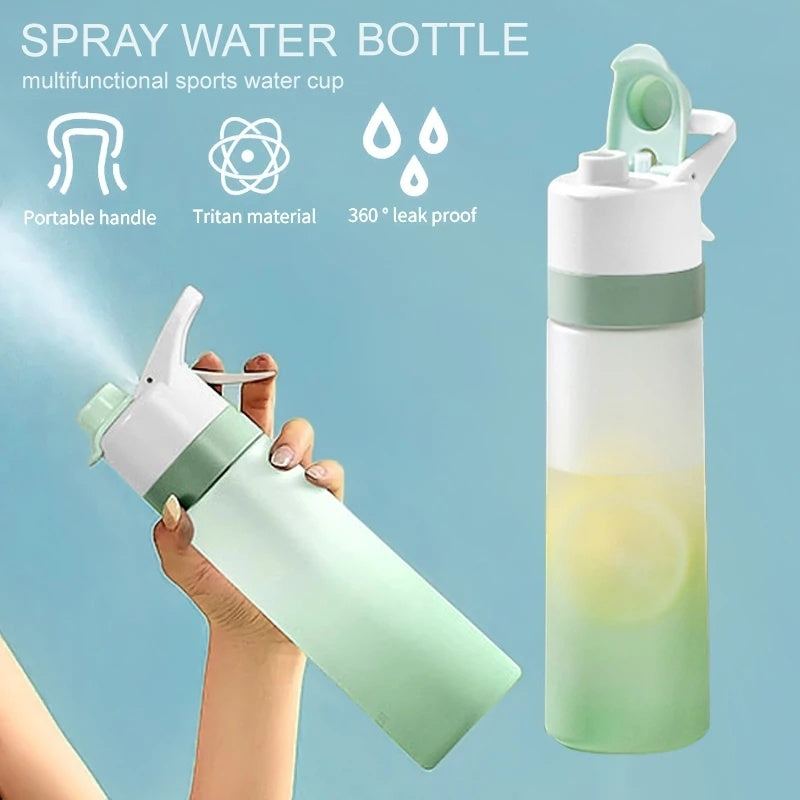 Spray Water Bottle For Girls Outdoor Sport Fitness Water Cup Large Cap Girls Outdoor Sport Fitness Water Cup Large Capacity Spray Bottle Fashion-booth