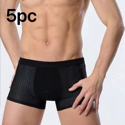 Ice silk men's underwear mesh boxer - Fashion-booth