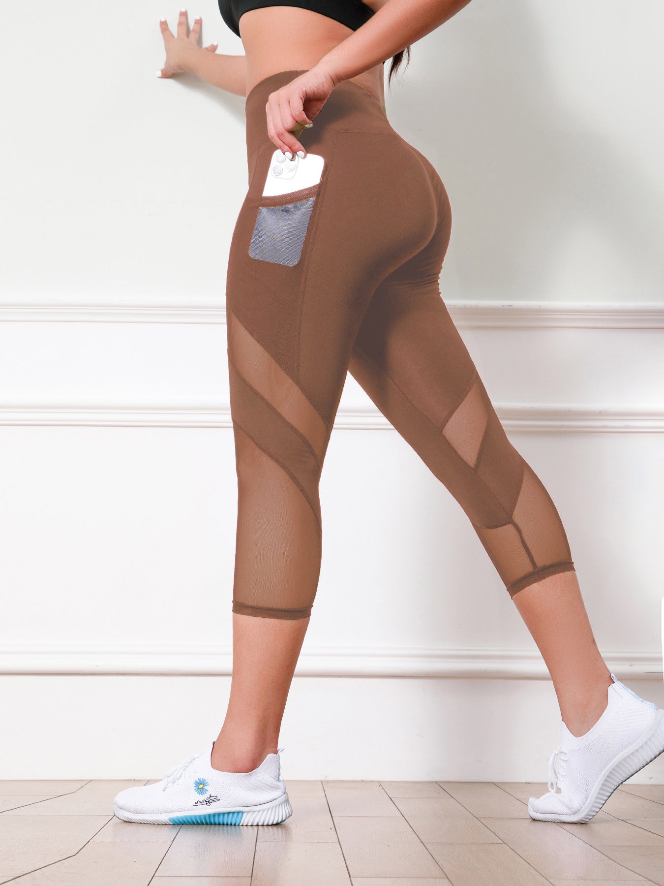 Patchwork Pocket Tight Sports Pants Female Patchwork Pocket Tight Sports Pants Female Fashion-booth