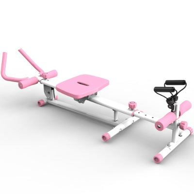 4-in-1 Ab Workout Exercise Equipment Rowing Machine Leg Press Machine Ab Glider Machine Roman Chair Fitness Equipment For Ab Workout Core Strength Training - Fashion-booth