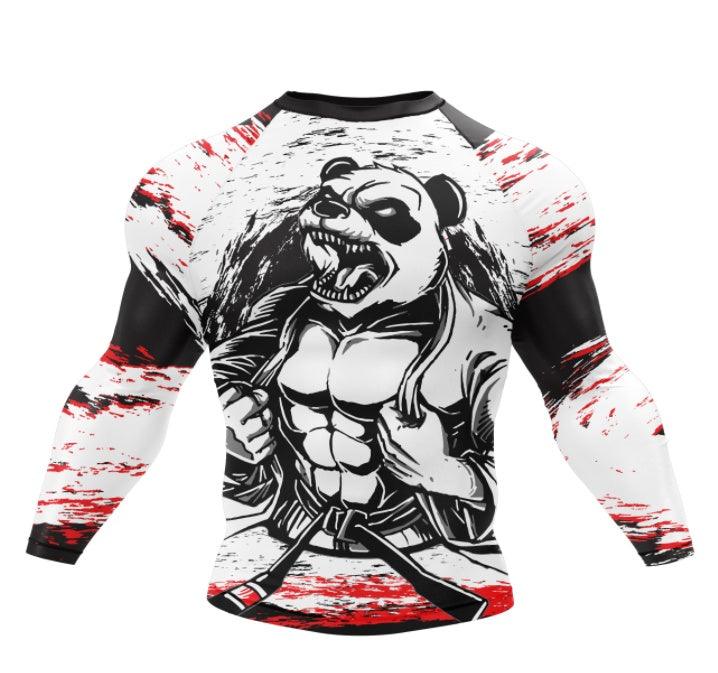 XM Shredded Panda - Longsleeve And Shortsleeve - XMARTIAL - Fashion-booth