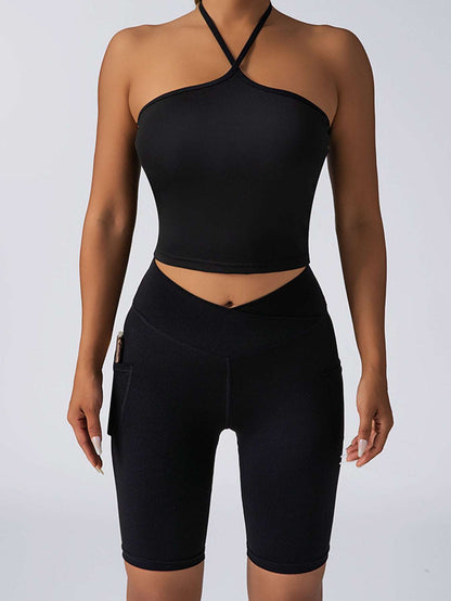 Womens Two Piece Lounge Short Sets Casual Spring Outfits With Pockets - Fashion-booth