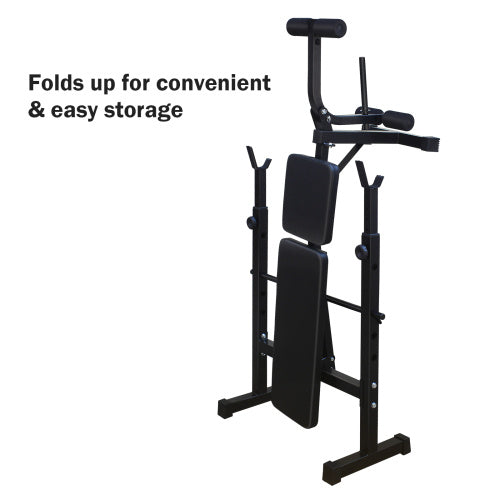 Weightlifting Bench, Bench Press Set With Squat And Bench - Fashion-booth