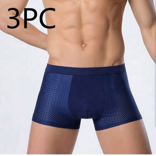 Ice silk men's underwear mesh boxer - Fashion-booth