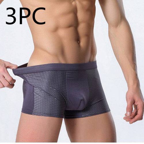 Ice silk men's underwear mesh boxer - Fashion-booth