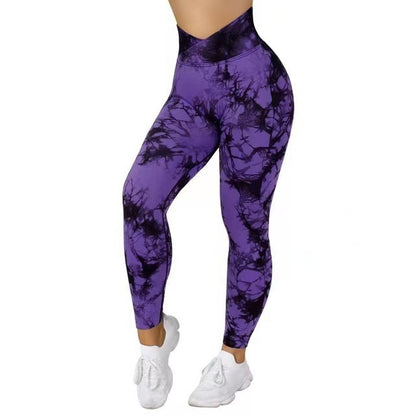 Seamless Tie Dye Leggings Women Yoga Pants Push Up Sport Fitness Runni Seamless Tie Dye Leggings Women Yoga Pants Push Fashion-booth