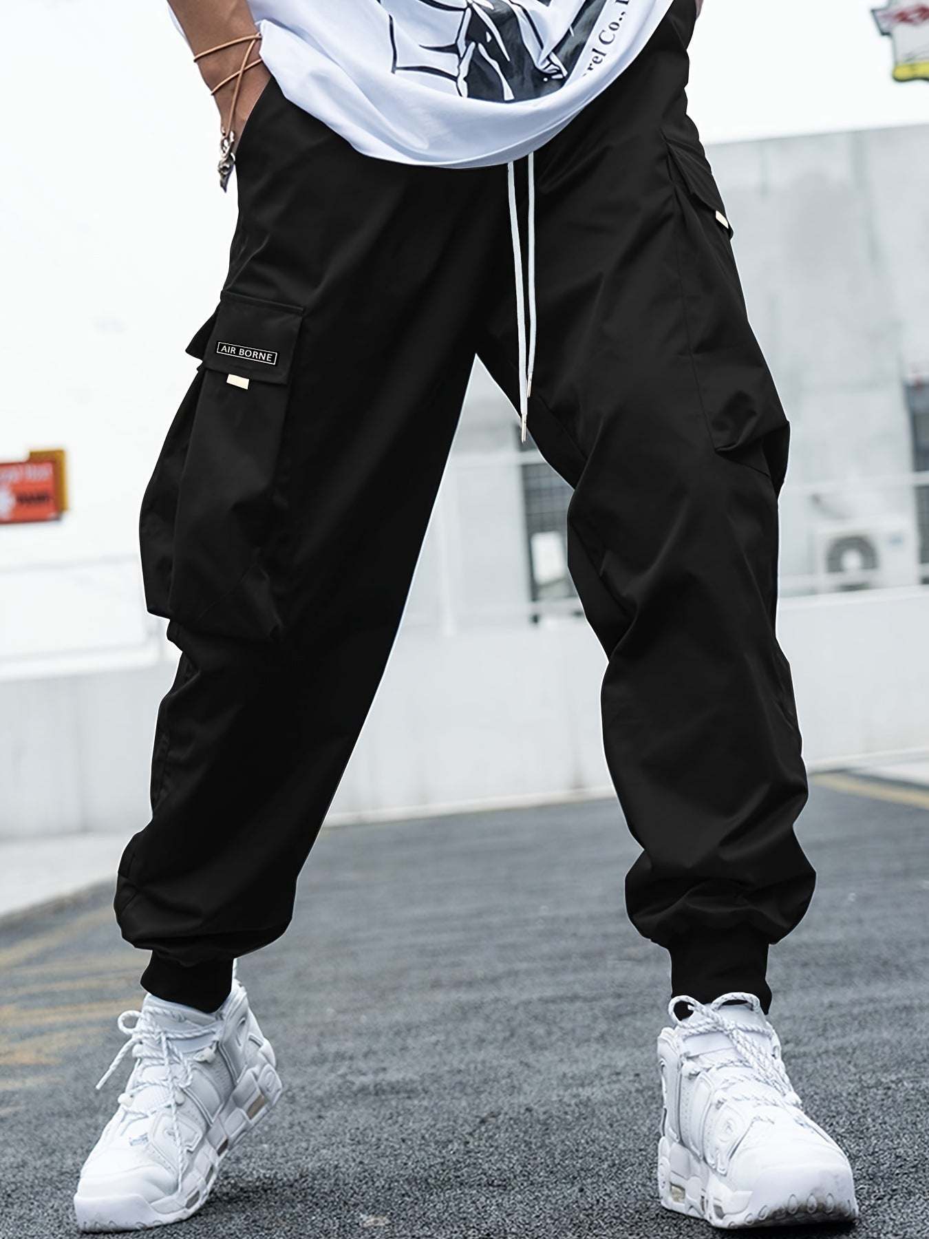 Oversized Cargo Multi-pocket Men's Casual Pants - Fashion-booth