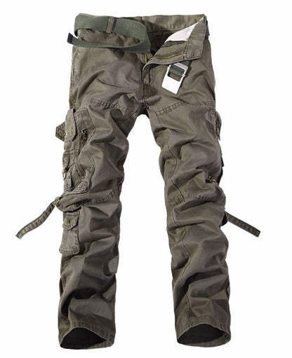 Men's Multi-pocket Cargo Pants Washed Hot Sale Cargo Pants - Fashion-booth