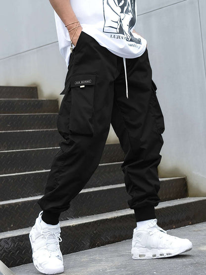 Oversized Cargo Multi-pocket Men's Casual Pants - Fashion-booth